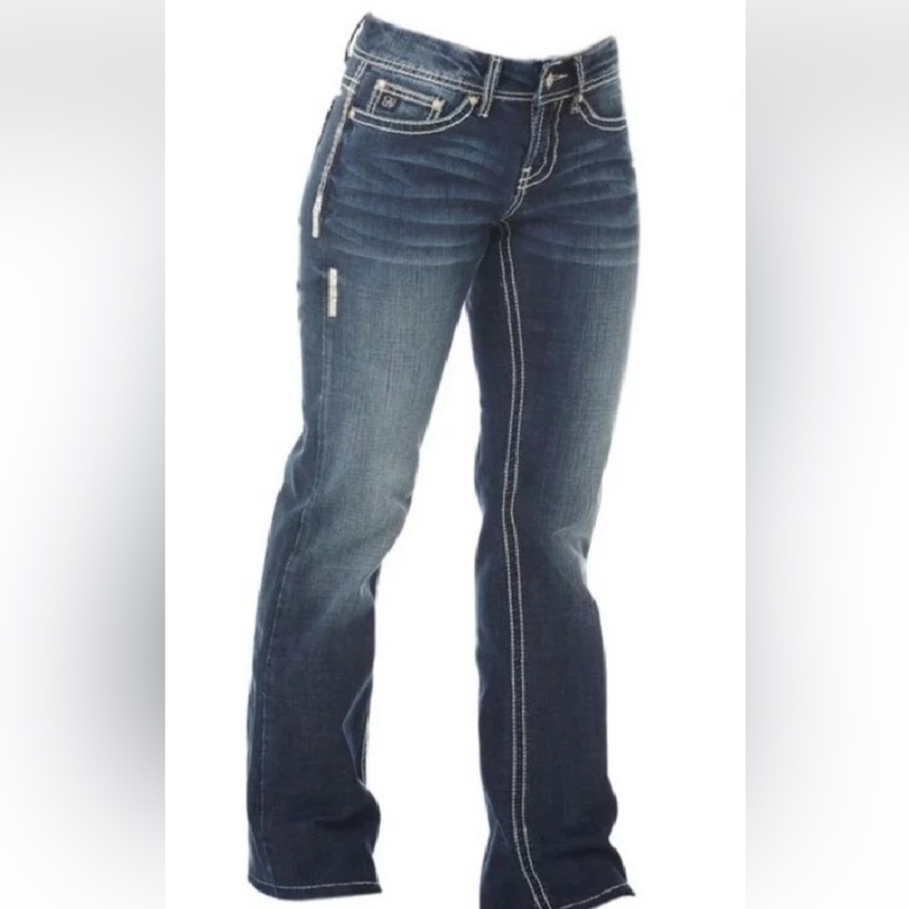 Cowgirl Up One-Up Jeans Western 27x32